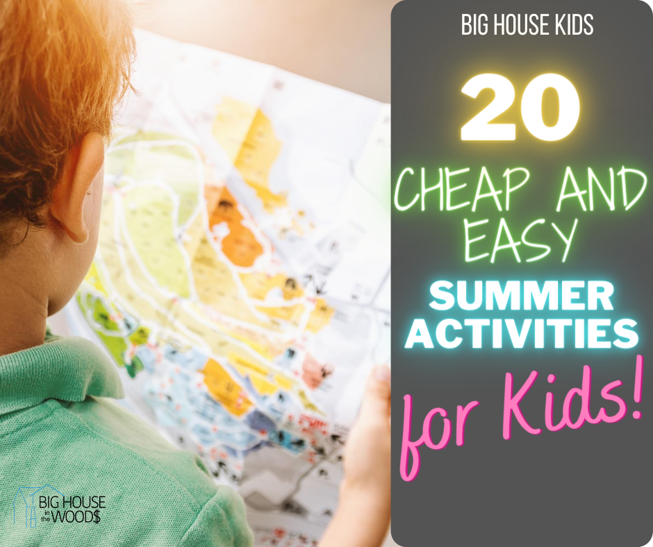 cheap and easy summer activities for kids