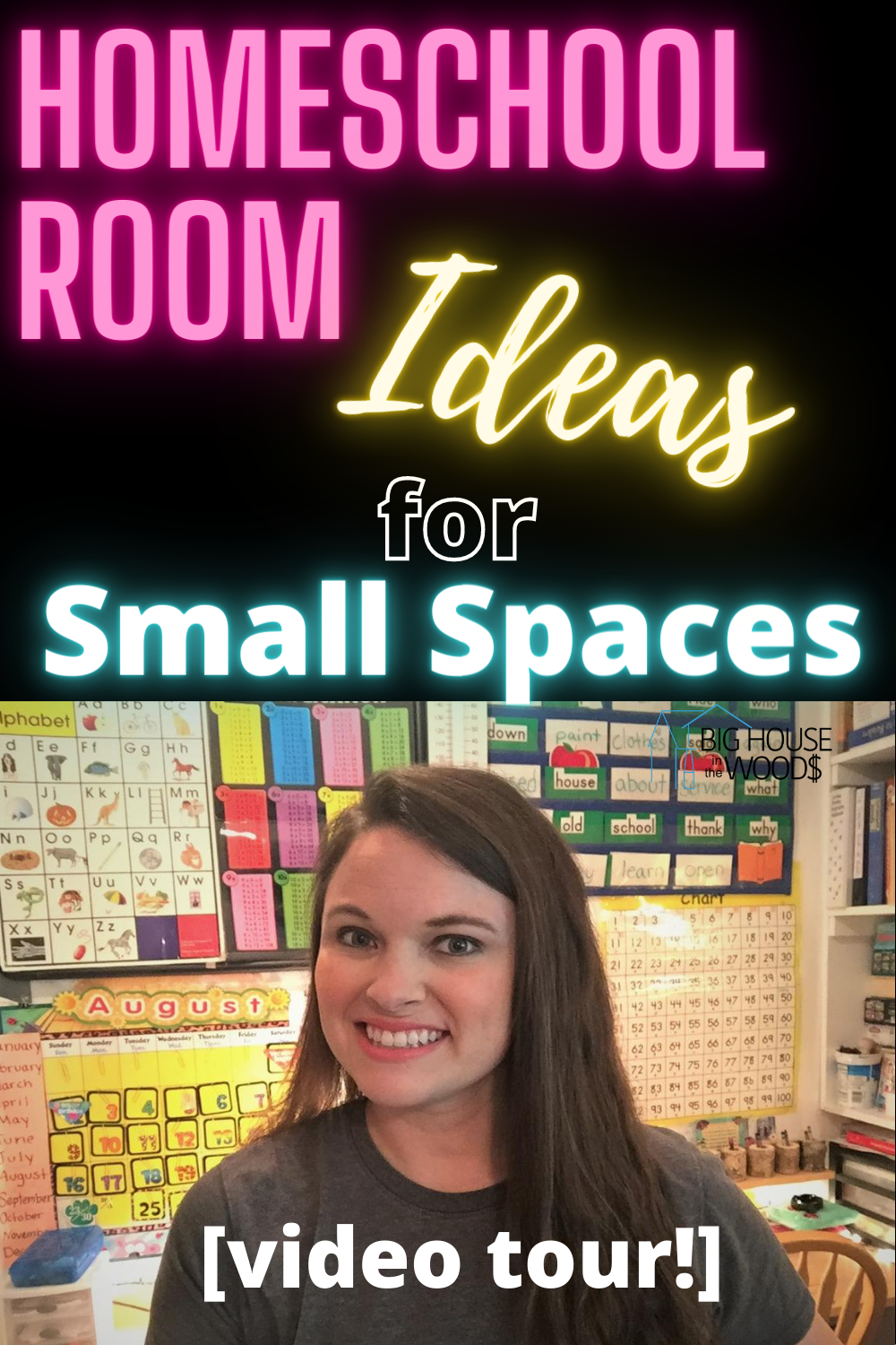 GENIUS Homeschool Room Ideas for Small Spaces - Big House in the Woods